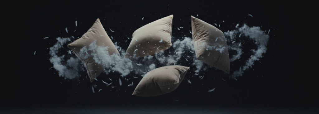 Подушки, пыльная история Подушки, пыльная история